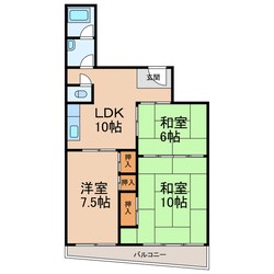 山喜第１ビルの物件間取画像